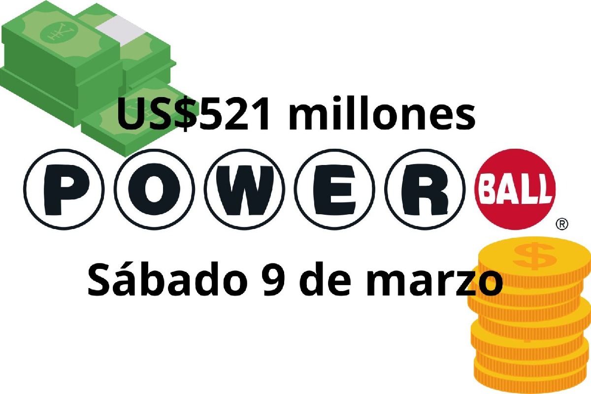Powerball sortea un jackpot millonario para el juego del 9 de marzo (Foto: Composición)