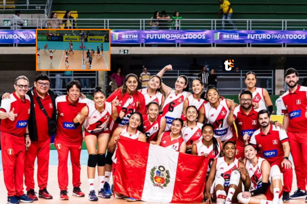 Selección peruana de voley se impone 3-1 a Brasil en la Copa América de Vóley 2025.