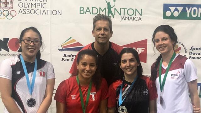 ¡En el podio! Bádminton peruano ganó dos medallas en el Jamaica International 2020