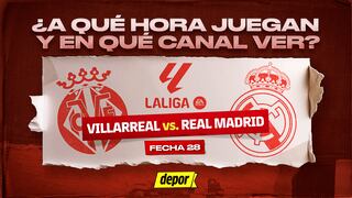 ¿En qué canales ver Real Madrid vs. Villarreal y a qué hora juegan por LaLiga?