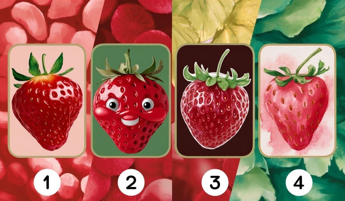 Escoge una de las fresas en la imagen para conocer si eres una persona prejuiciosa (Foto: Depor).