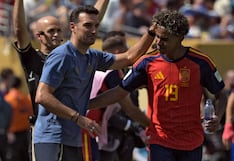 ¡Puro respeto! Lamine Yamal y Scaloni protagonizaron emotivo saludo en plena final del Mundial
