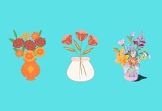 Test: choose one of the vases in this image to discover your level of romanticism
