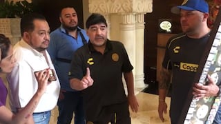 Maradona arremete con periodistas: "Lo que hacen es de muy mal gusto"