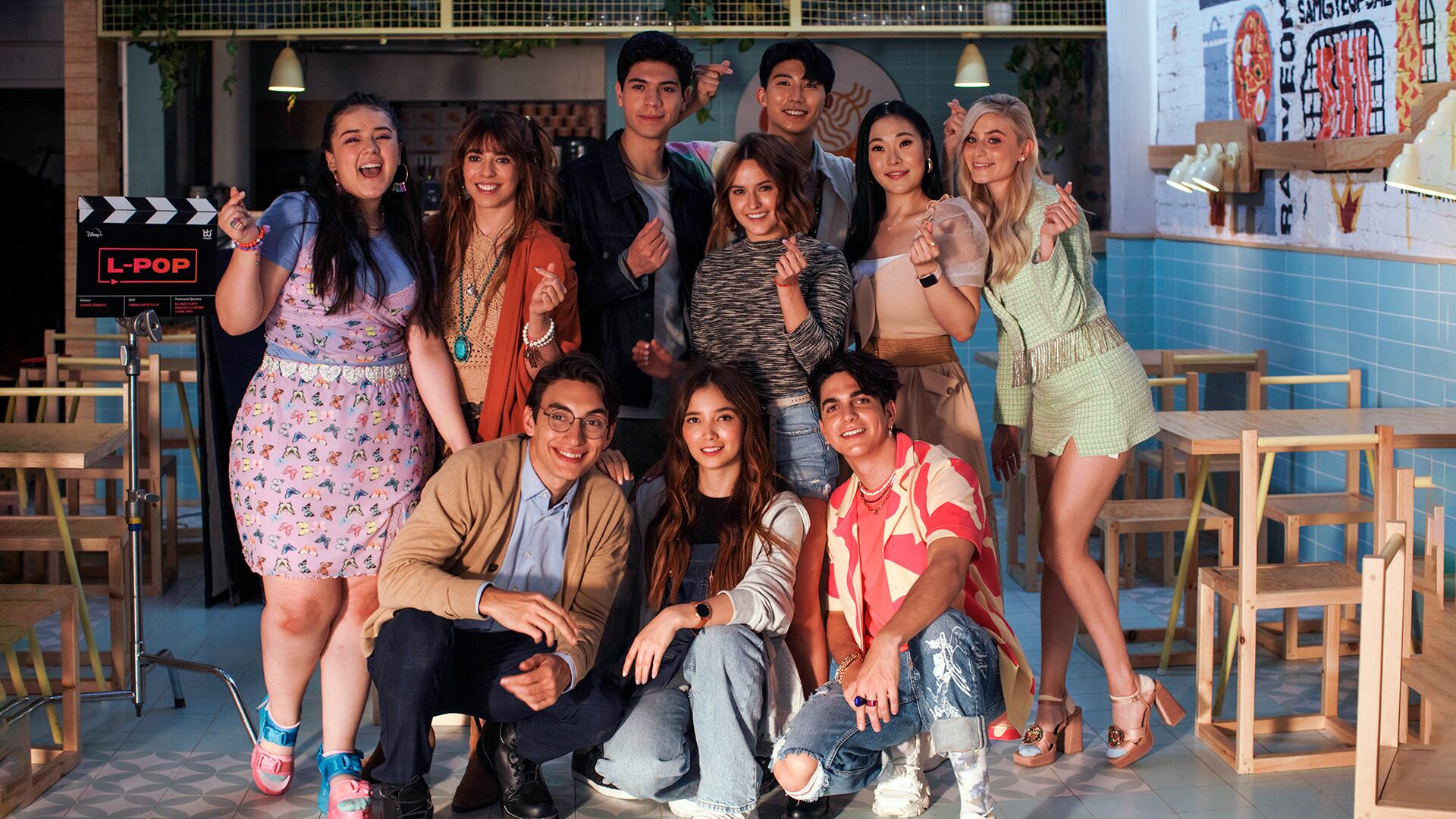 El elenco de "L-Pop" (Foto: Disney Plus)