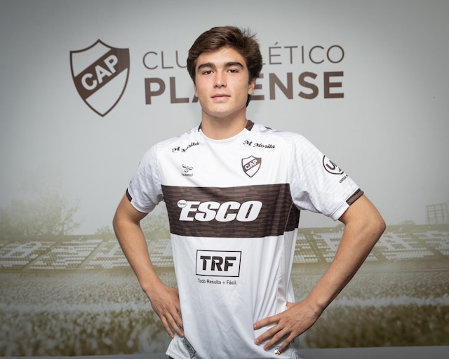 Juan Pablo Goicochea firmó por Platense en 2024 y debutó en el primer equipo. (Foto: Platense)