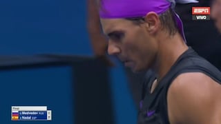 ¡Sufre Medvedev! Rafael Nadal se llevó el primer set de la final del US Open 2019 con este puntazo [VIDEO]