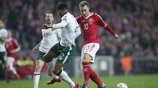 A definirlo en Dublín: Dinamarca e Irlanda empataron sin goles por la ida del repechaje
