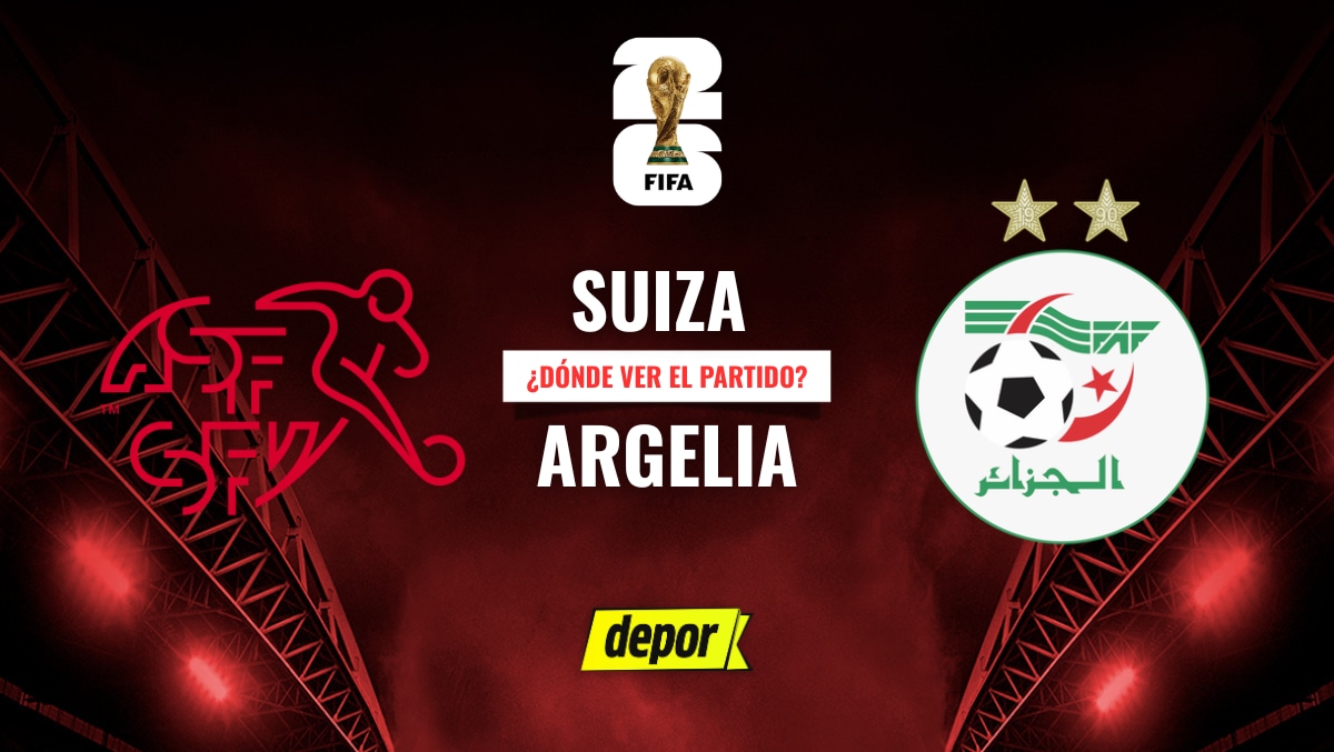 Suiza vs Argelia por los dieciseisavos de final del Mundial 2026. (Foto: Composición Depor)