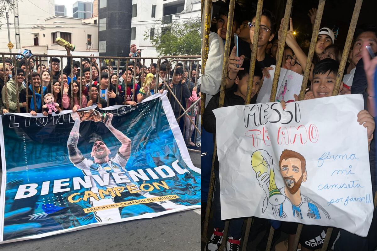 La llegada de Lionel Messi causó furor en Lima. (Foto: X/M30Xtra).