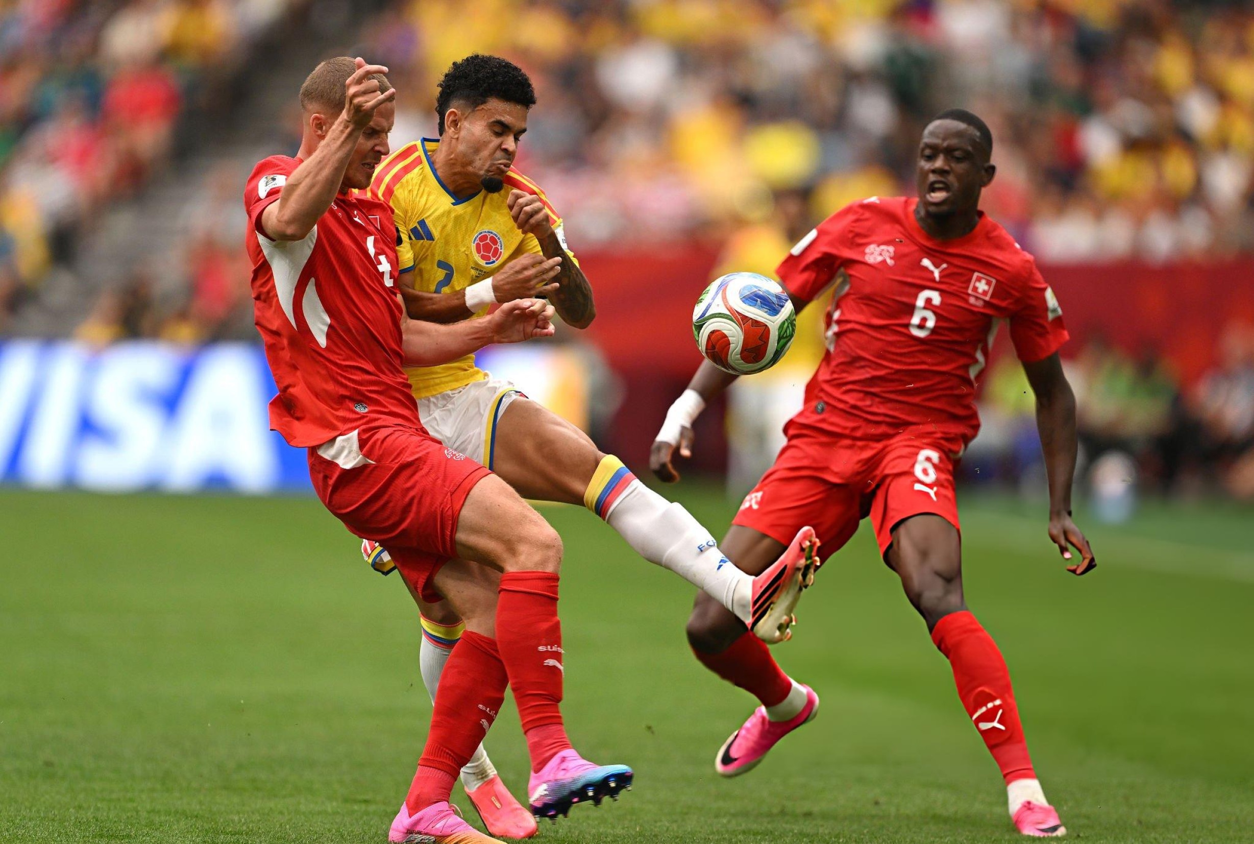 Colombia vs. Suiza se enfrentan por los octavos de final del Mundial 2026. (Foto: Getty Images)