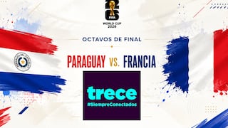 Trece (Canal 13) EN VIVO GRATIS — cómo ver partido Paraguay vs. Francia por TV abierta y Fútbol Online