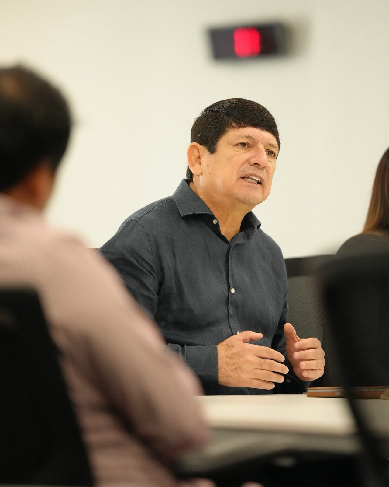 Agustín Lozano lideró la sesión en la Videna. (Foto: FPF)