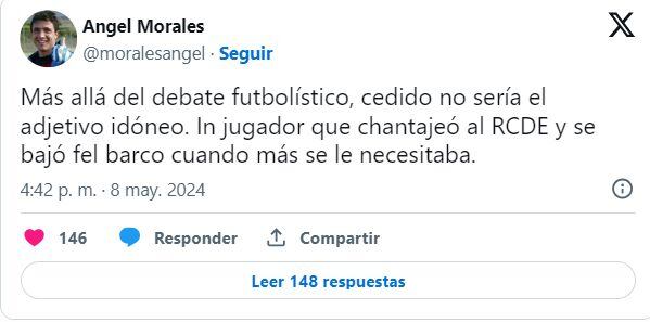 Acusan a Joselu de haber chantajeado al Espanyol para irse al Real Madrid.