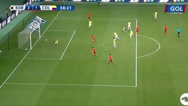 ¡Ay, Arboleda! El nuevo error del portero de Colombia que terminó en el 2-1 a favor de Corea del Sur [VIDEO]