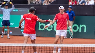 Ignacio Buse y Arklon Huertas del Pino vs. Daniel Vallejo y Martín Vergara (0-2): partido en Perú vs. Paraguay