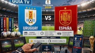 ¿A qué hora juega y en qué canal transmiten España vs. Uruguay por el Mundial 2026?