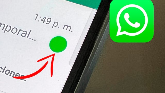 WhatsApp: por qué aparece un punto verde en tus conversaciones 