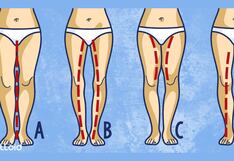 De acuerdo a la forma que tengan tus piernas conocerás cómo eres en la intimidad