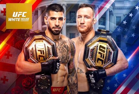 Paramount Plus transmitió la pelea UFC Freedom 250: Topuria vs. Gaethje (15/06/2026)