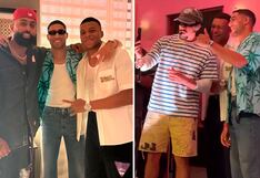 Mbappé y Hakimi disfrutan sus vacaciones en Puerto Rico y comparten momento con Bad Bunny