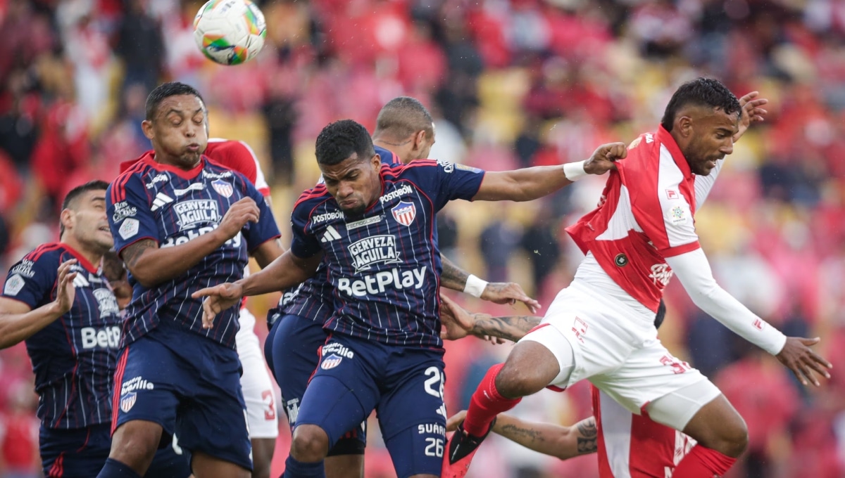 Junior vs. Santa Fe se enfrentan por la vuelta de las semifinales de la Liga BetPlay 2026. (Foto: DIMAYOR)