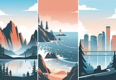 Choose one of the landscapes in this image to discover what your greatest strength is