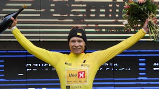 El danés Magnus Cort Nielsen exhibe su fortaleza en la segunda etapa de O Gran Camiño