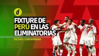 Este es el fixture de la selección peruana en las Eliminatorias al Mundial 2026