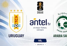 Antel TV y Canal 5 transmitieron el partido Uruguay 1-1 Arabia Saudita por el Mundial 2026