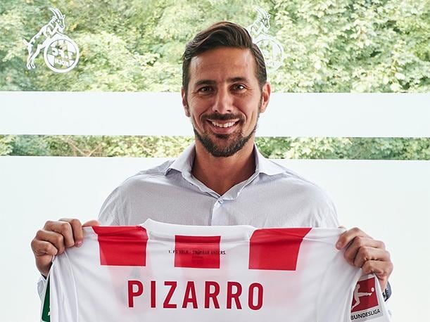 Claudio Pizarro concretó su objetivo de jugar una temporada más en la Bundesliga. El delantero peruano fue presentado en el Colonia tras su salida del Werder Bremen. (Foto: Twitter - Colonia)