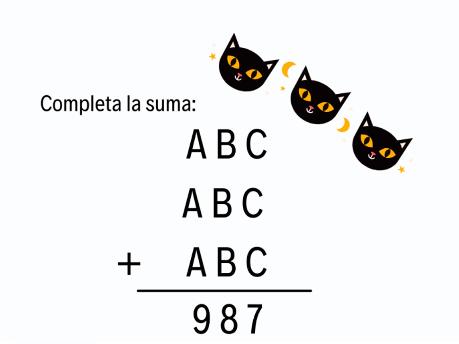 RETO MATEMÁTICO | Resulta muy importante que observes la gráfica y desarrolles el desafío en el tiempo establecido. | Foto: genial.guru