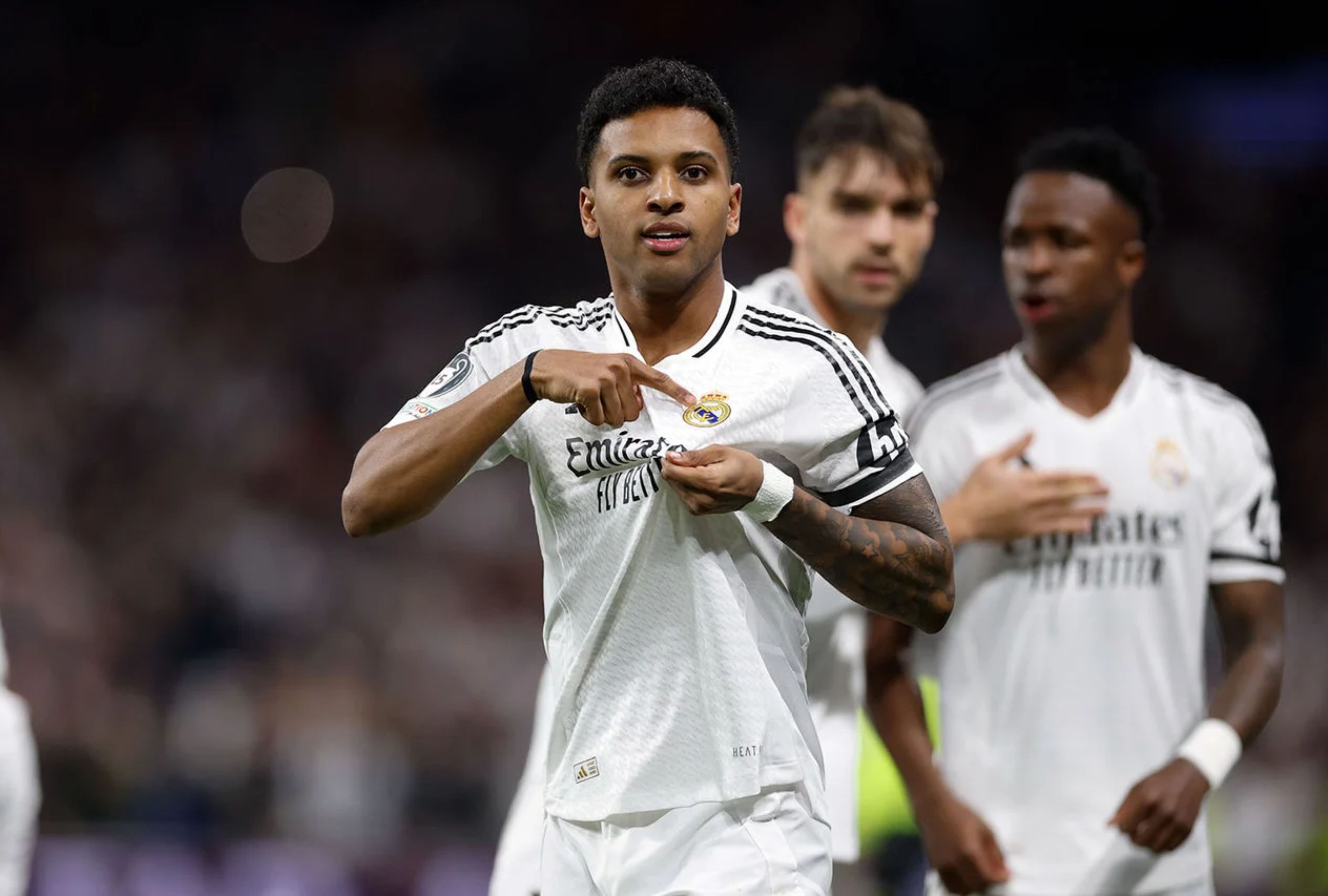 Rodrygo abrió el marcador de la victoria 2-1 del Real Madrid sobre Atlético de Madrid por la ida de los octavos de final de la UEFA Champions League. | Crédito: realmadrid.com