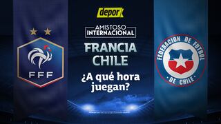 Francia vs. Chile: a qué hora juegan y en qué canal de TV ver gratis