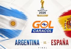 GOL Caracol televisó el partido Argentina 0-1 España por la final del Mundial 2026