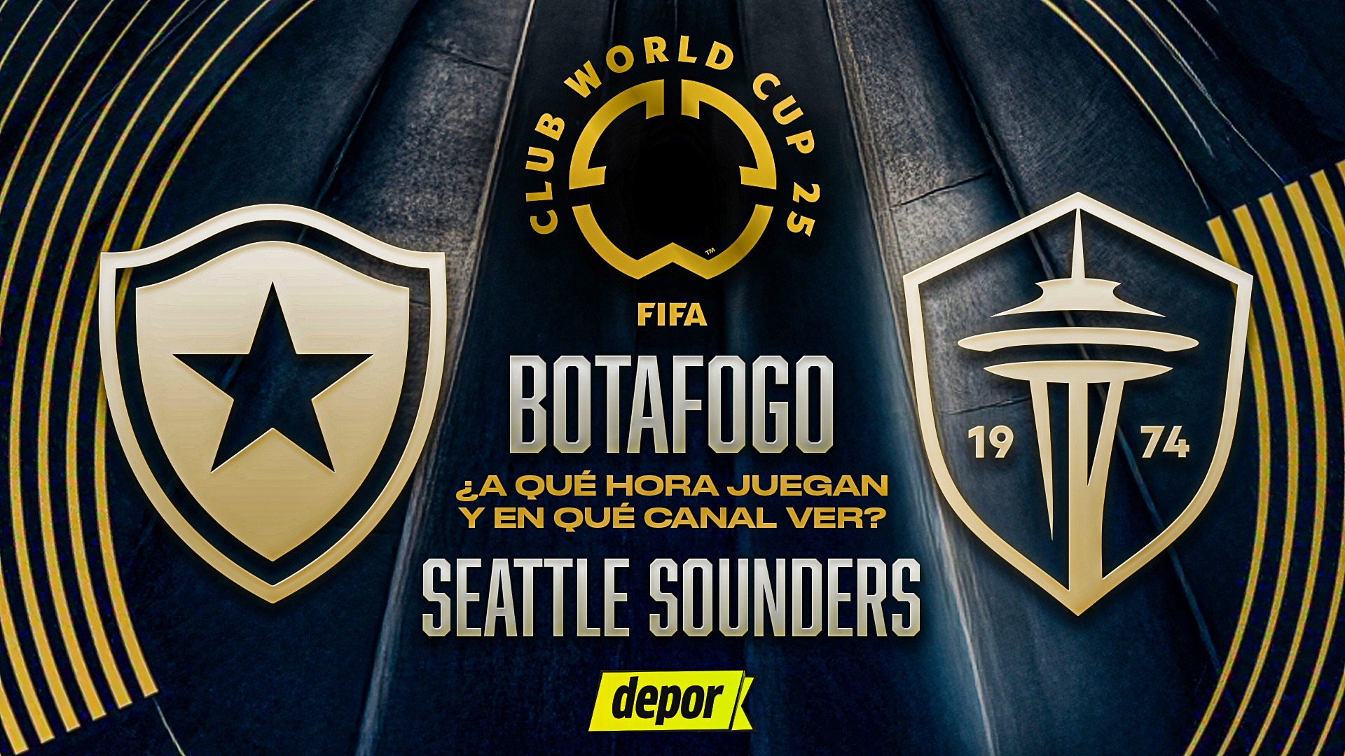 ¿A qué hora juegan y en qué canal ver Botafogo vs. Seattle Sounders? (Diseño: Christian Marlow)