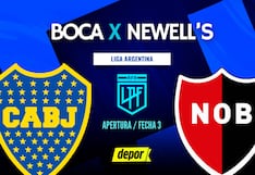 Boca vs. Newell’s EN VIVO vía ESPN y TNT Sports gratis por internet en directo