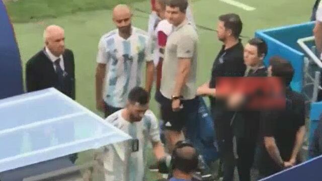 Lionel Messi y Javier Mascherano fueron ovacionados tras eliminación de Argentina en el Mundial