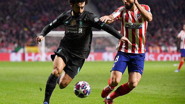 Atlético Madrid logró una victoria por 1-0 ante Liverpool en octavos de final  de la Champions League