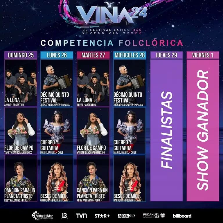 Ruby Palomino en Viña del Mar 2024.