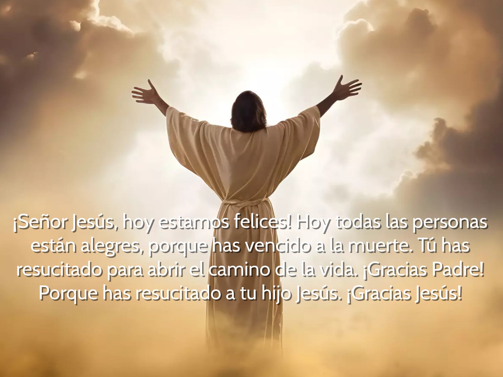 En esta Semana Santa recordamos también la resurrección de Jesucristo y su ascensión a los cielos para sentarse a la derecha de Dios Padre Todopoderoso.| Foto: PosterMyWall/Composición: Audiencias GEC