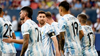 Argentina venció 5-0 a Estonia con goles de Messi en amistoso desde Pamplona
