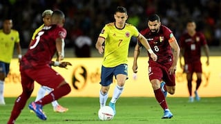 No alcanzó: Colombia se impuso 1-0 a Venezuela con gol de James Rodríguez, pero queda fuera de Qatar 2022