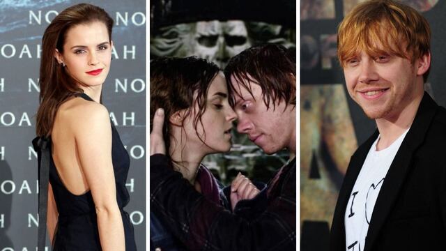 Emma Watson reprochó a Rupert Grint por su versión del beso: “Suena como si hubiera sido una pesadilla para ti”
