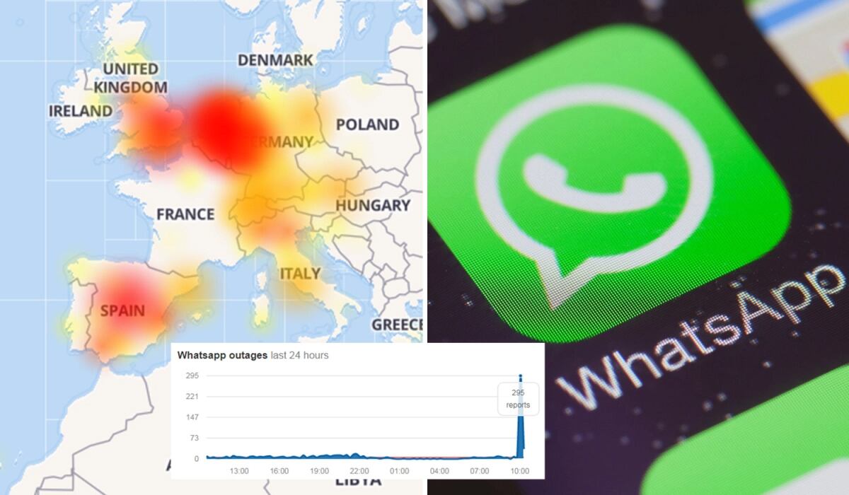 WHATSAPP | Una de las webs que te informan sobre la caída de WhatsApp es Downdetector. (Foto: Composición)