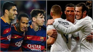 Real Madrid vs. Barcelona: conoce al tridente más costoso del clásico