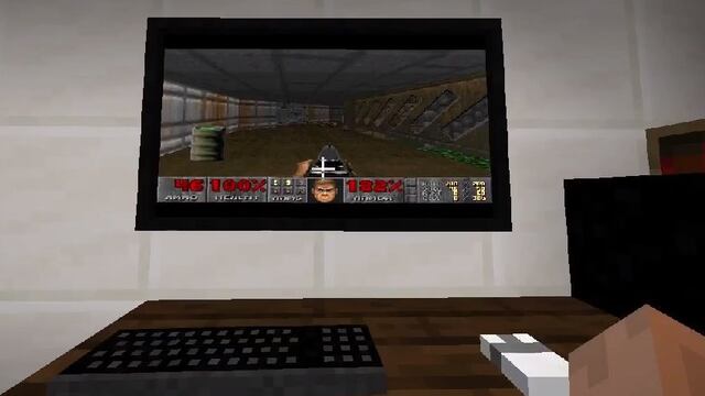 Logran ejecutar Windows 95 dentro de “Minecraft” para jugar “Doom”
