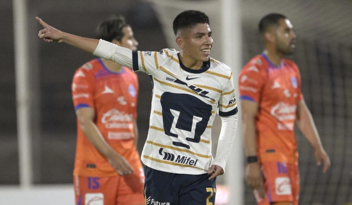 Piero Quispe llegó a Pumas en 2024. (Foto: AFP)