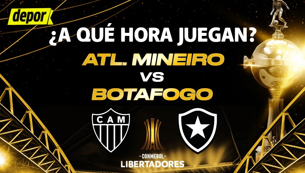 Atlético Mineiro y Botafogo juegan por la final de la Copa Libertadores 2024. (Diseño: Depor)