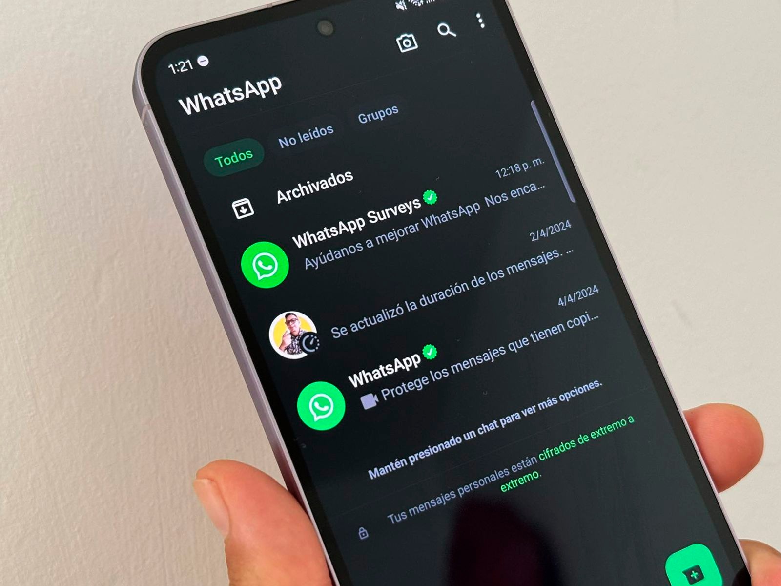 WHATSAPP | Este modo reduce aún más las tonalidades blancas y azules que la versión anterior. (Foto: Depor)